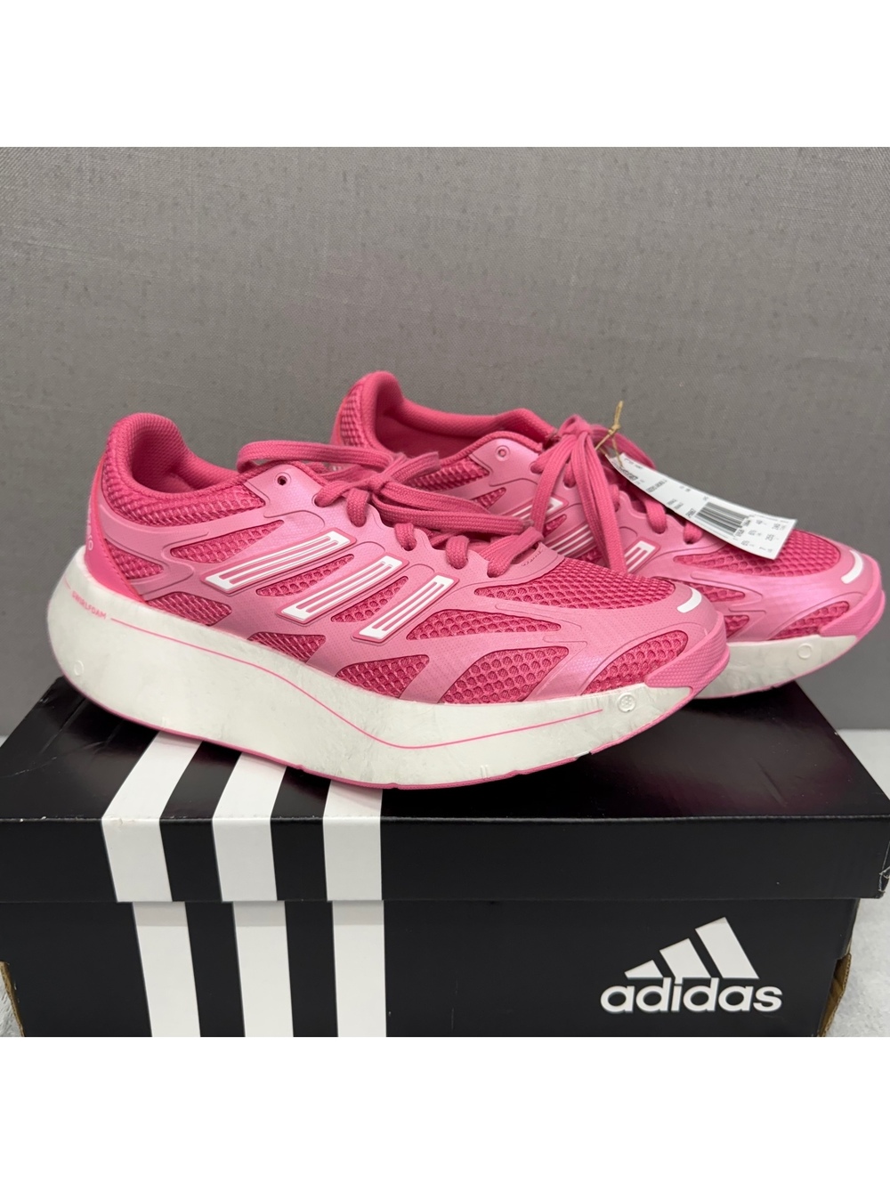 Adidas Adizero Aruku Bliss Sneakers JP6867 Pink White 7Y or 8.5 Womens Shoes New